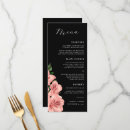 Recherche de vintage menus Rose pâle
