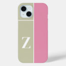 Recherche de rose et vert iphone coques Bloc couleur