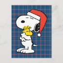 Zoek naar cartoon santa claus briefkaarten Snoopy