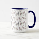 Recherche de crinière tasses Aquarelle