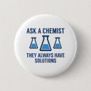 Zoek naar chemicus buttons Grappig