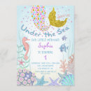 Recherche de gold mermaid anniversaire invitations Océan