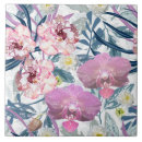 Recherche de orchidée rose carreaux Fleur