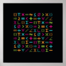 Recherche de symbole mathématique posters Maths