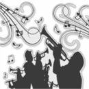 Recherche de trompet autocollants Musique