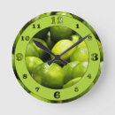 Recherche de vert citron horloges Fruits
