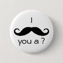 Recherche de moustache noire badges Blanc