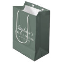 Recherche de mariage sacs cadeaux Vert sauge