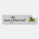 Recherche de mariage voiture autocollants Humour