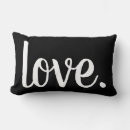 Recherche de décor noir et blanc coussins Typographie