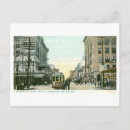 Recherche de rue principale cartes postales Vintage