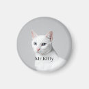 Recherche de chat blanc magnets Amoureux des animaux