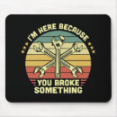 Recherche de bricoleur tapis souris Humour