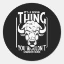 Recherche de bison américain autocollants Animal