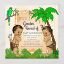 Recherche de jungle gender reveal invitations Safari