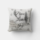 Recherche de noël blanc coussins Neige