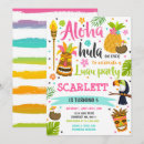 Recherche de luau 13x18 invitations Tropical