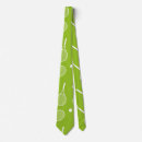 Recherche de raquette de tennis cravates Vert