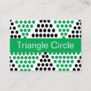 Recherche de motif triangles cartes visite Noir