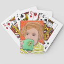 Recherche de tasse café de jeux de cartes Coloré