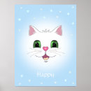 Zoek naar katten gezicht posters Grappig