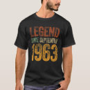 Zoek naar geboren in 1963 tshirts Retro