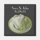 Recherche de tulipes noires magnets Blanc