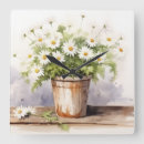 Recherche de pot de fleur horloges Floral