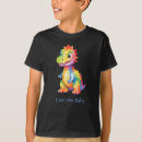 Zoek naar regenboog dinosaurus tshirts Rainbow