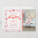 Recherche de fraise rose invitations Mignonne