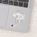 Recherche de travail d équipe autocollants Coworker