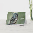 Recherche de rapaces vœux cartes Chouette