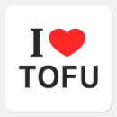 Recherche de tofu autocollants Végétarien