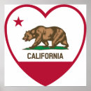 Recherche de drapeau de la californie posters Patriote