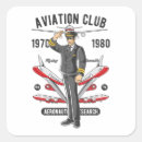 Zoek naar retro vliegtuig stickers Vintage
