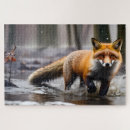 Recherche de fox puzzles Nature