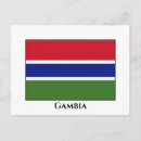 Recherche de la gambie cartes postales Drapeau gambien