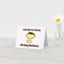 Recherche de chimpanzé invitations Drôle