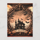 Recherche de victorien cartes halloween Maison hantée