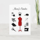 Recherche de aiguille et fil vœux cartes Ciseaux