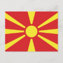 Recherche de drapeau de la macédoine cartes postales Patriotique