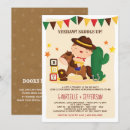 Recherche de petit cowboy invitations Mother to be