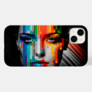 Recherche de visage de femme iphone coques Portrait