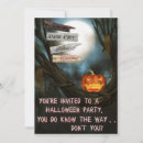 Recherche de pleine lune invitations Fête de l'halloween
