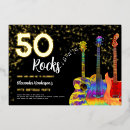 Recherche de guitar anniversaire invitations Musique
