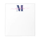 Recherche de tendance blocsnotes Monogramme