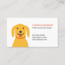 Recherche de golden retriever cartes visite Chien