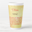 Recherche de novembre tasses Topaz