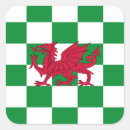 Recherche de drapeau du pays de galles autocollants Dragon