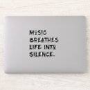 Zoek naar stilte stickers Muziek